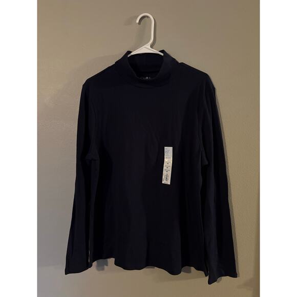 Croft & Barrow The Classic Mock Neck EXTRA SOFT LONG-SLEEVE XXL - Picture 1 of 3